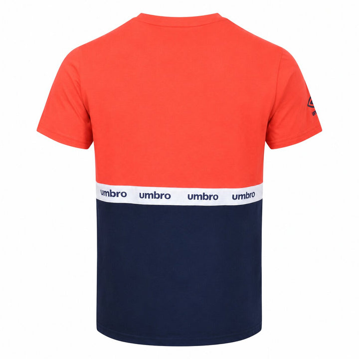 UMBRO KIDS T-SHIRT RED NAVY 005
