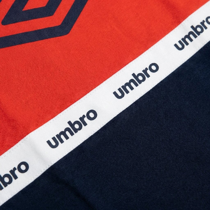 UMBRO KIDS T-SHIRT RED NAVY 005
