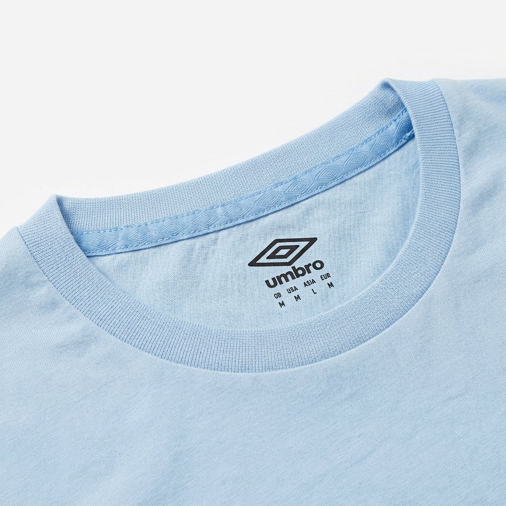 UMBRO KIDS T-SHIRT BLUE WHITE 021