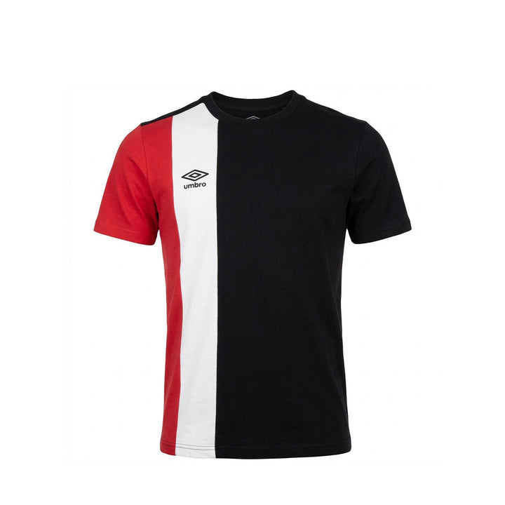 UMBRO KIDS T-SHIRT BLACK RED 001