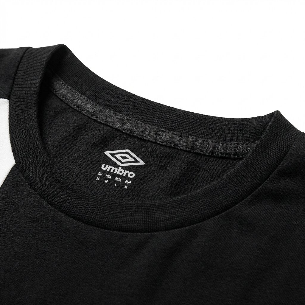 UMBRO KIDS T-SHIRT BLACK RED 001