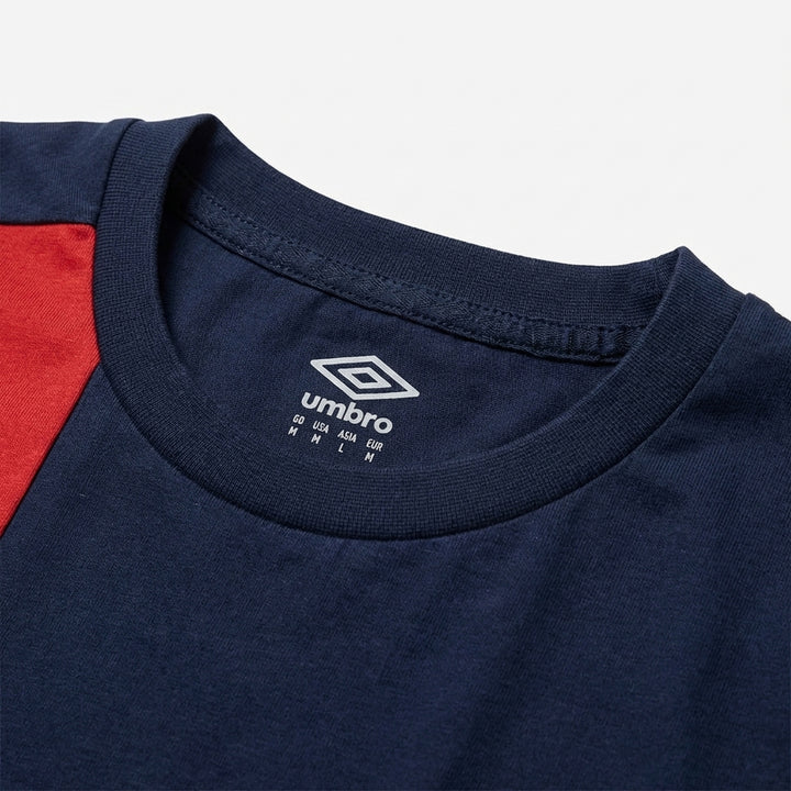 UMBRO KIDS T-SHIRT NAVY RED 002