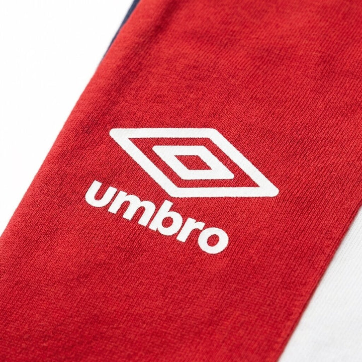 UMBRO KIDS T-SHIRT RED WHITE 005