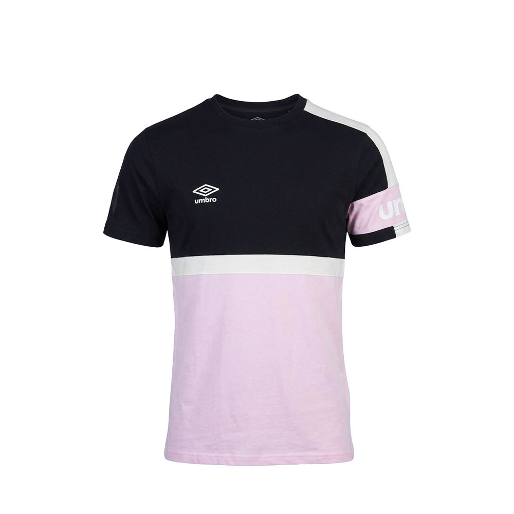 UMBRO KIDS T-SHIRT NAVY PINK 084