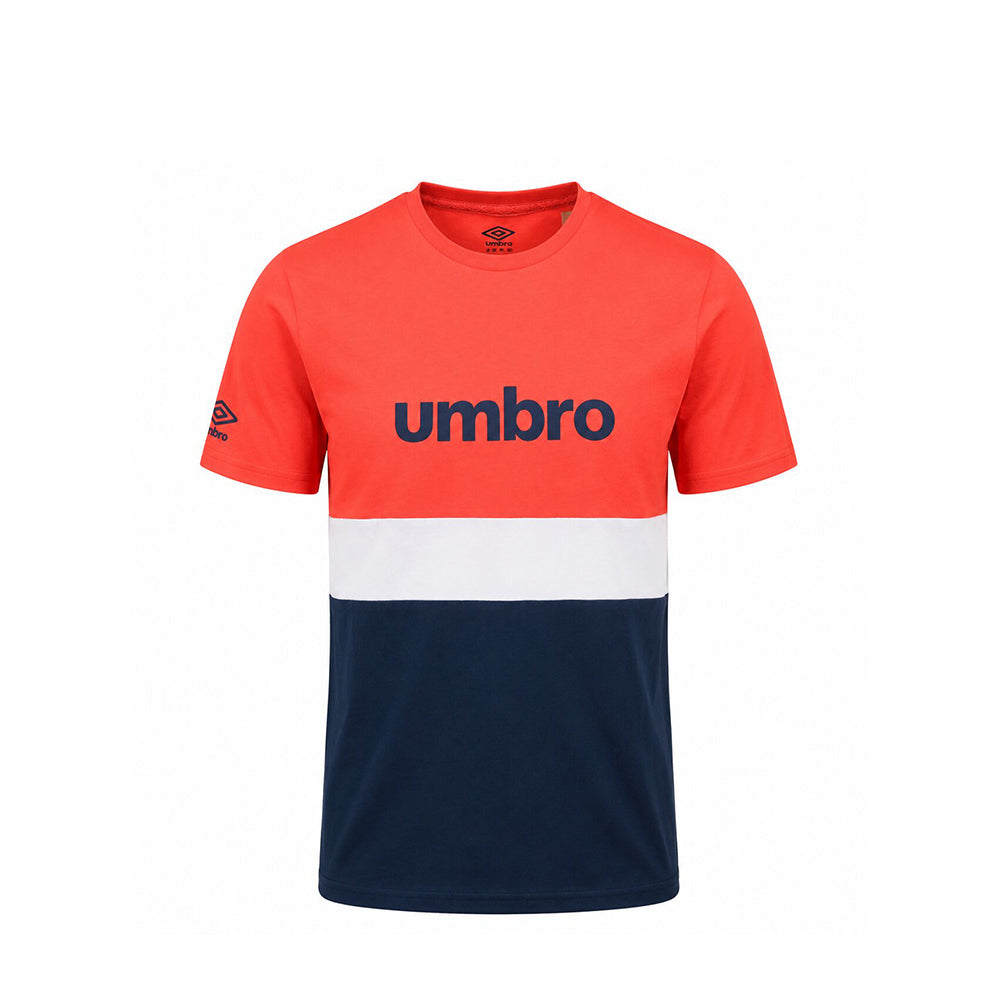 UMBRO KIDS T-SHIRT NAVY RED 005