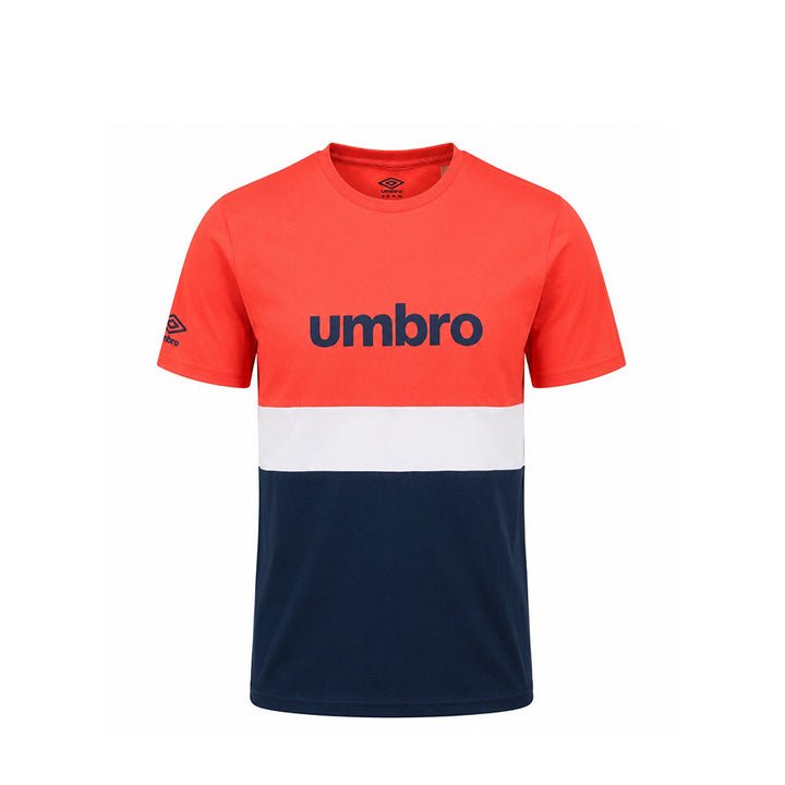 UMBRO KIDS T-SHIRT NAVY RED 005
