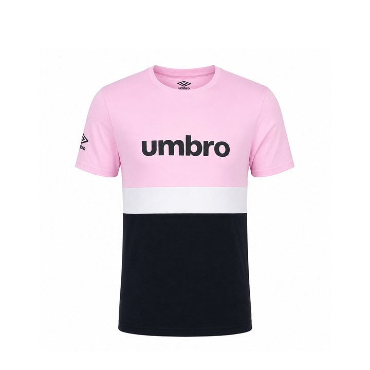 UMBRO KIDS T-SHIRT PINK NAVY 084