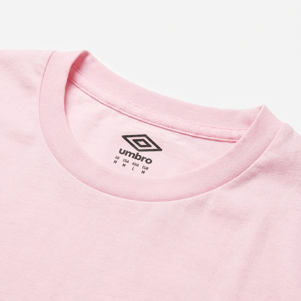 UMBRO KIDS T-SHIRT PINK NAVY 084