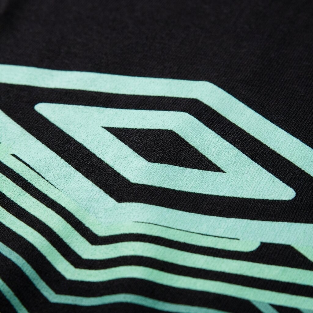 UMBRO KIDS T-SHIRT BLACK GREEN 001