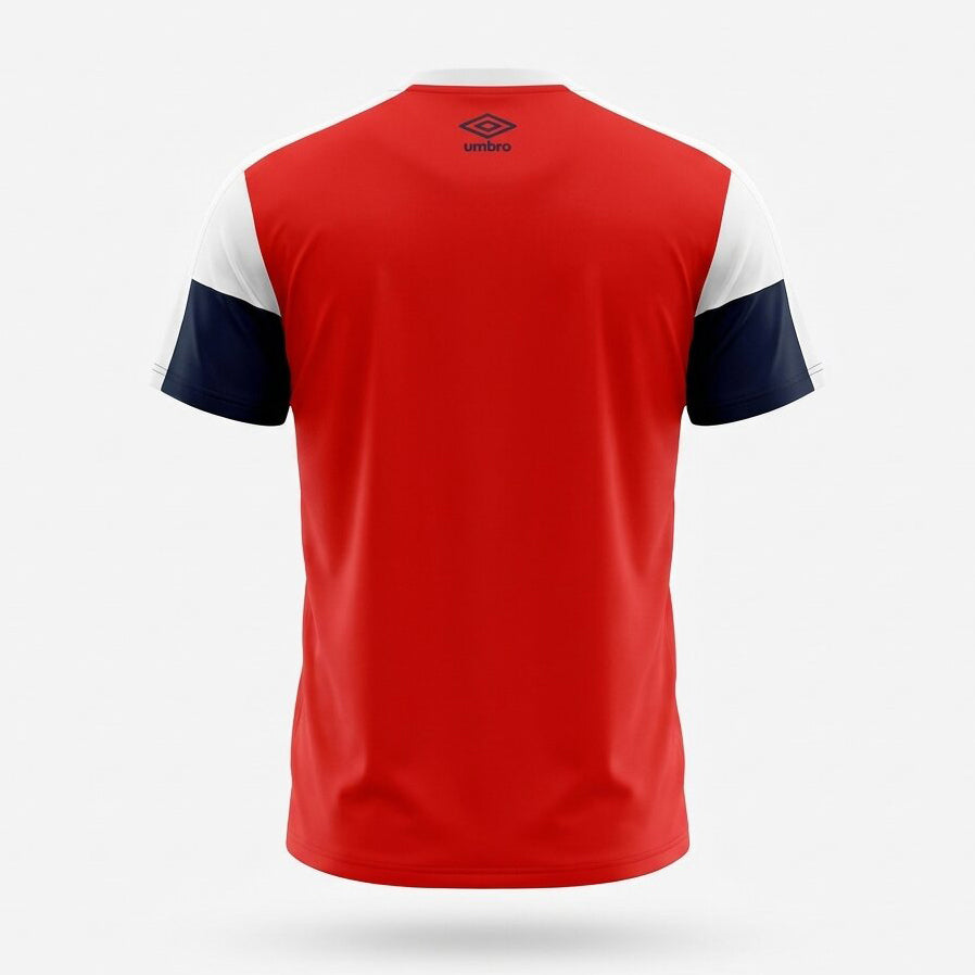 UMBRO KIDS T-SHIRT RED WHITE 005