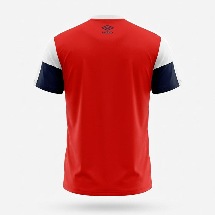 UMBRO KIDS T-SHIRT RED WHITE 005