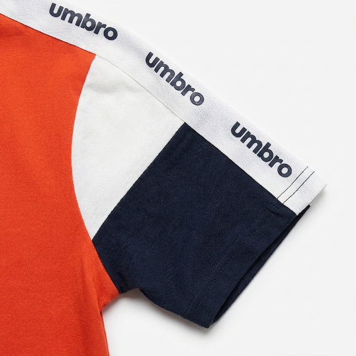 UMBRO KIDS T-SHIRT RED WHITE 005