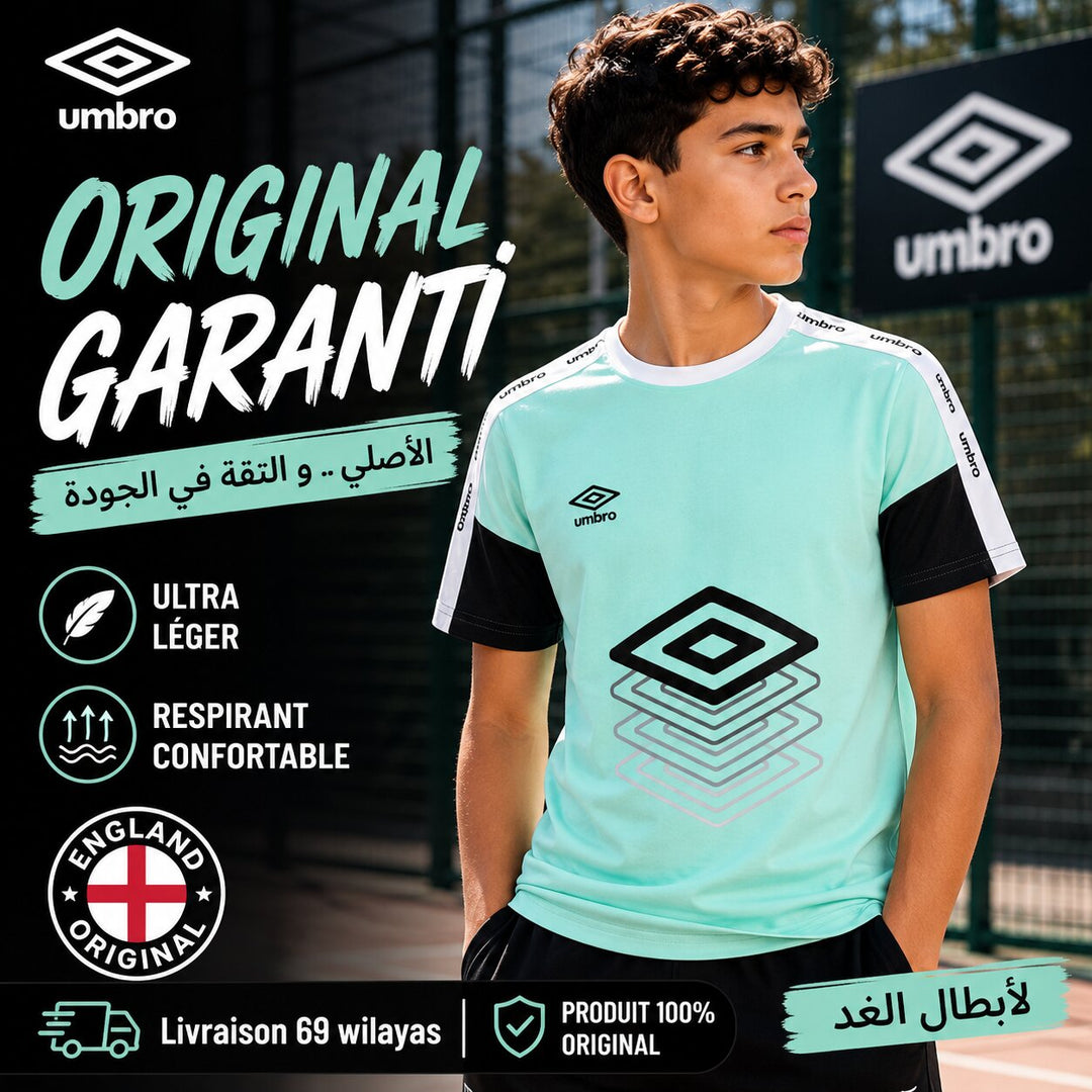 UMBRO KIDS T-SHIRT MINT NAVY 064