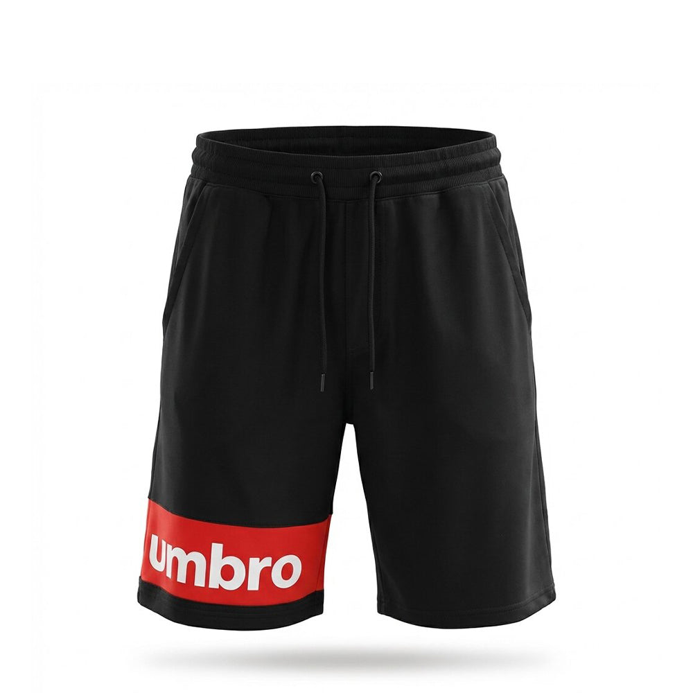 UMBRO KIDS SHORT BLACK RED 001