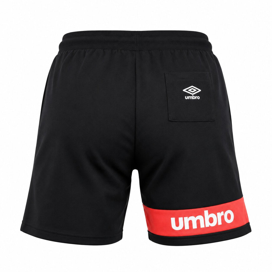 UMBRO KIDS SHORT BLACK RED 001