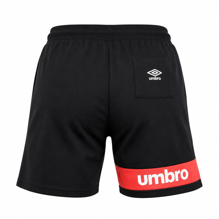 UMBRO KIDS SHORT BLACK RED 001