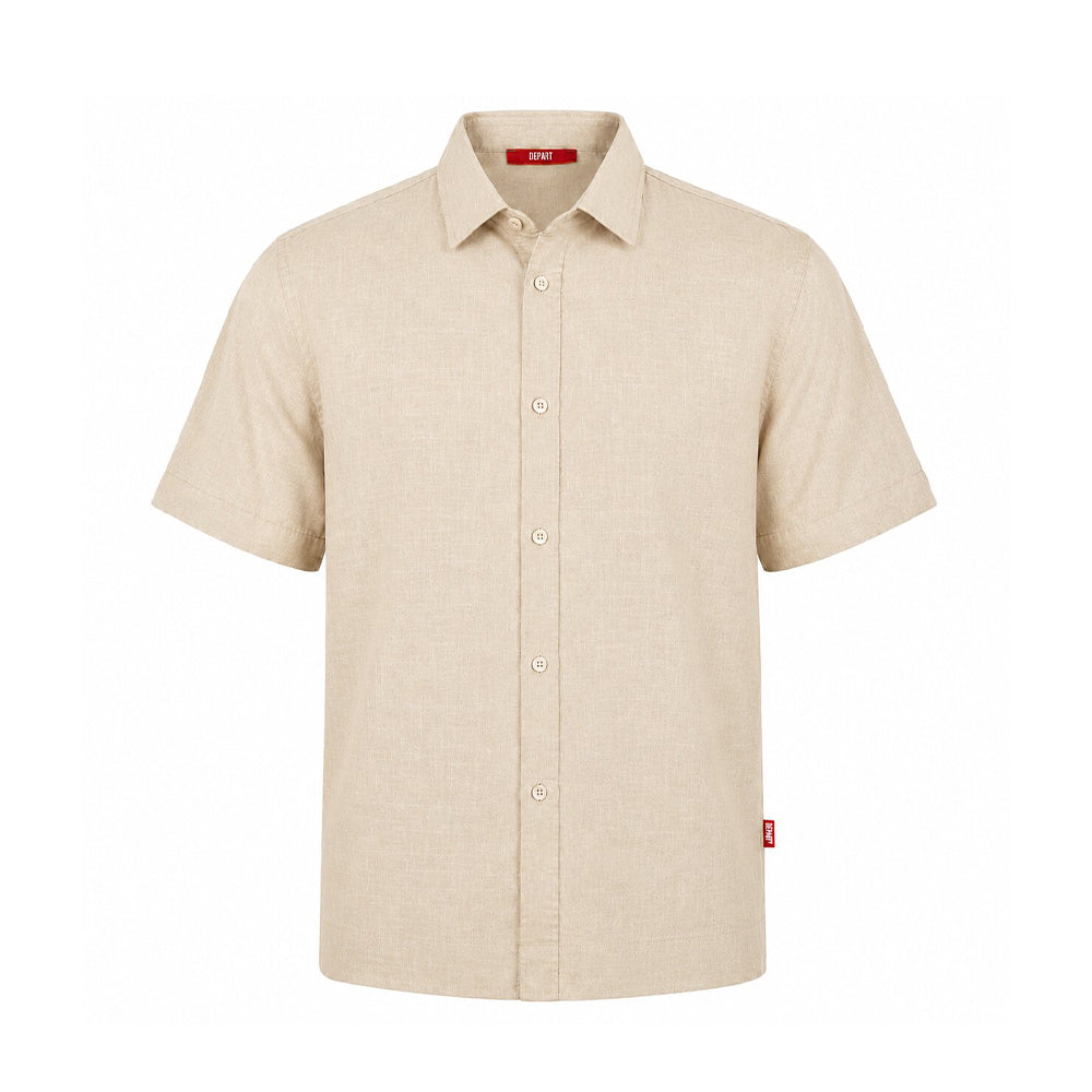 DEPART MEN CHEMISE LIN BIEGE