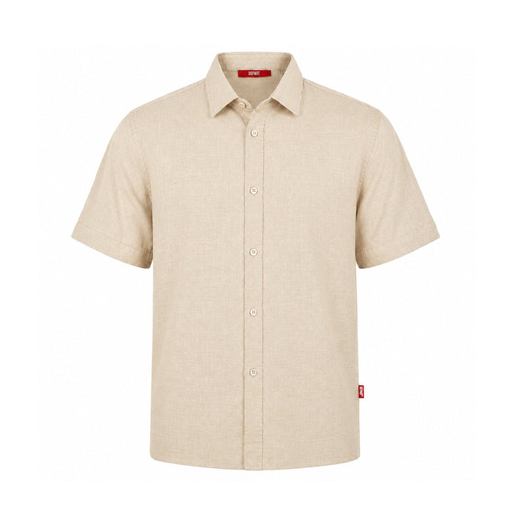 DEPART MEN CHEMISE LIN BIEGE
