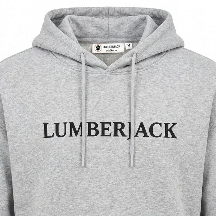 LUMBERJACK HORIZONTAL PAFF LOGO HOODIE GREY