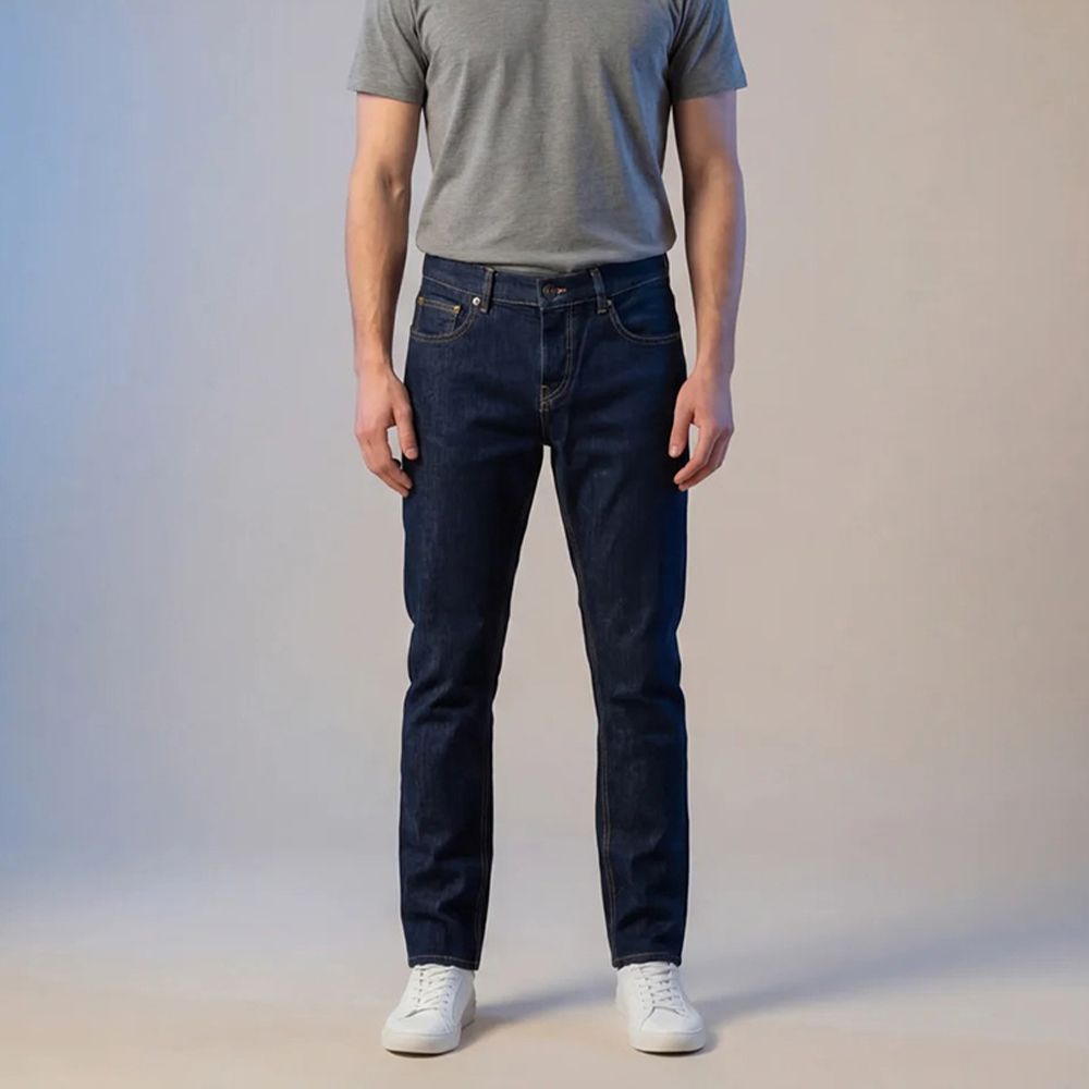 Depart Jeans Skinny Homme Bleu