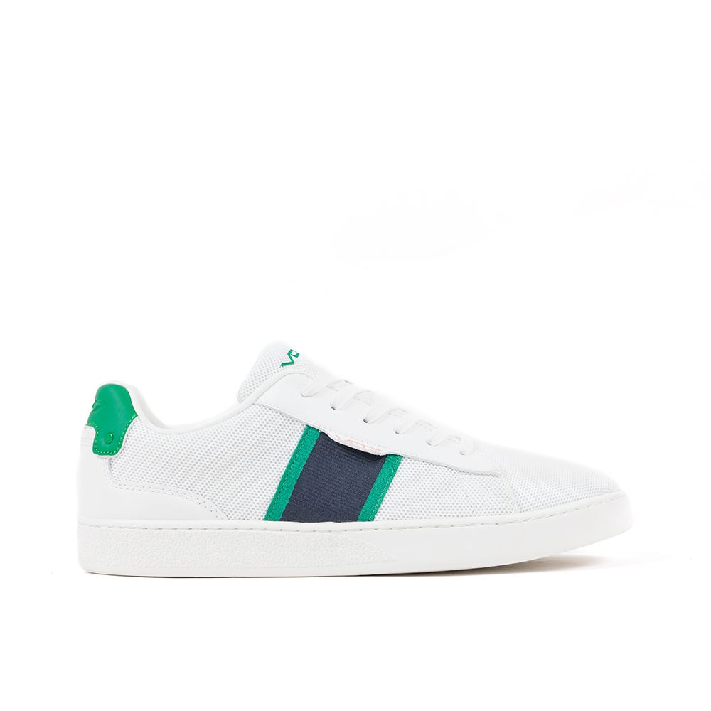 VO7 Baskets De Luxe VO7 Aston Winbledon Homme Blanc Blancbleuvert