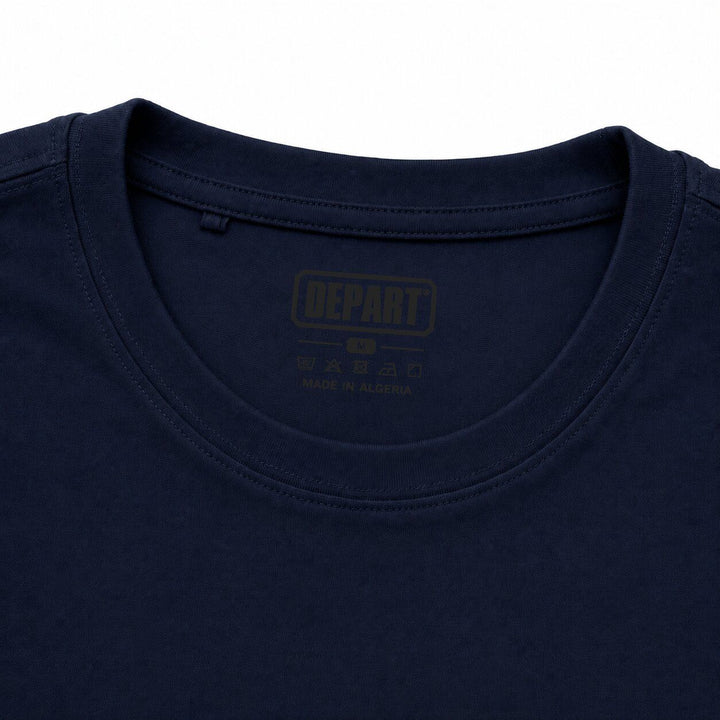 Depart T-Shirt Oversize Homme Bleu Marine