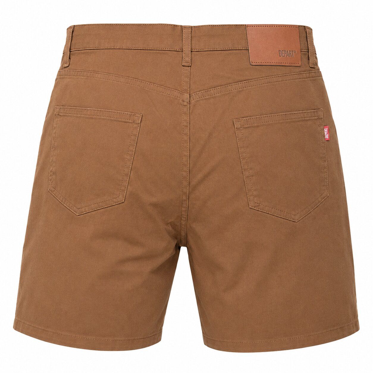 Depart Short Toile Homme Marron