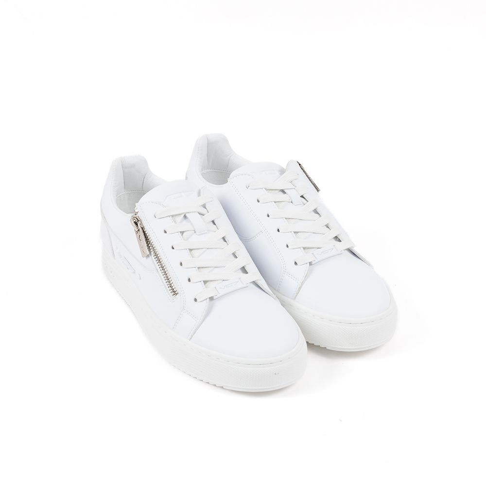 VO7 Baskets de Luxe Roma Pur Homme Blanc
