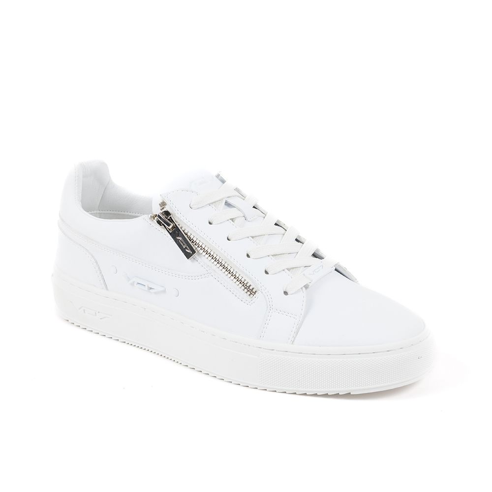 VO7 Baskets de Luxe Roma Pur Homme Blanc