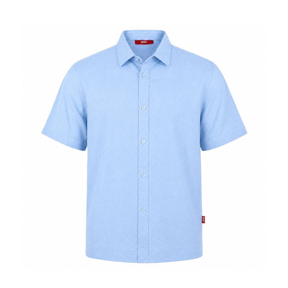 Depart Men Chemise Lin Sky Blue