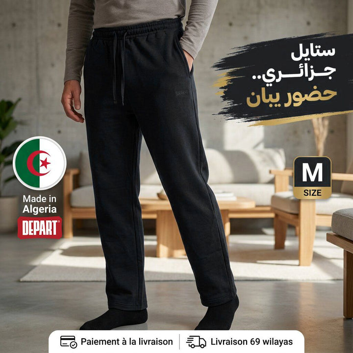 Depart Pantalon Jogging Homme Noir