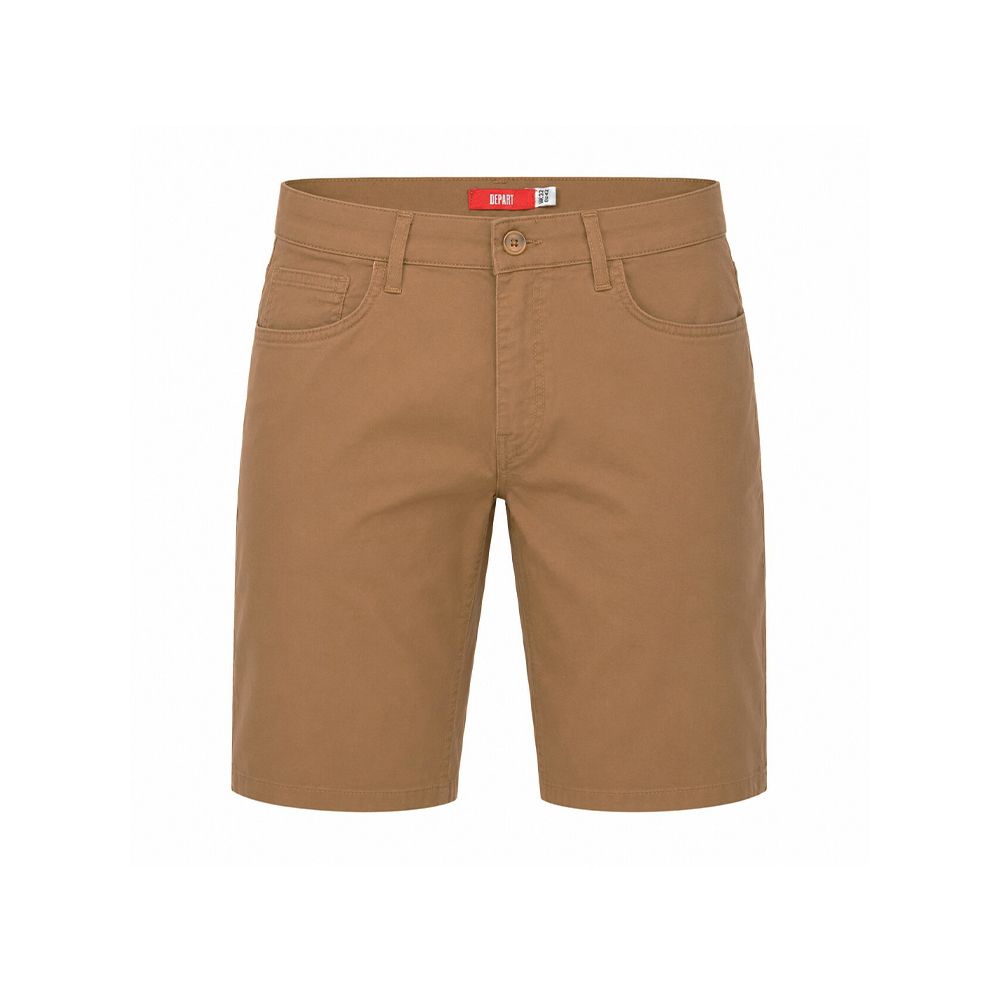 Man Non Denim Short Toile Brown