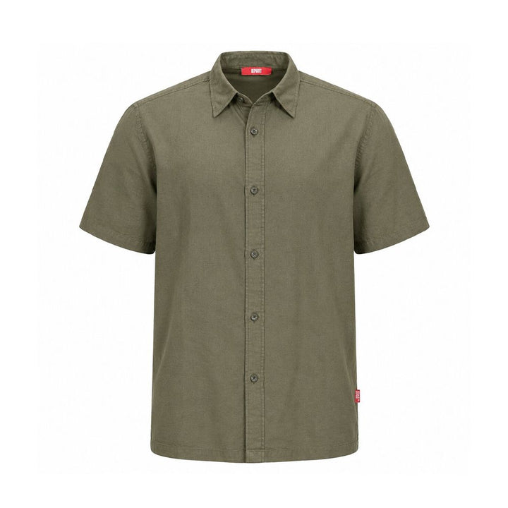 Depart Men Chemise Lin Kaki