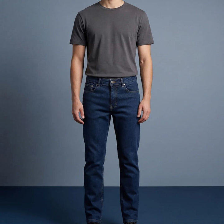 Depart Jeans Slim Homme Bleu