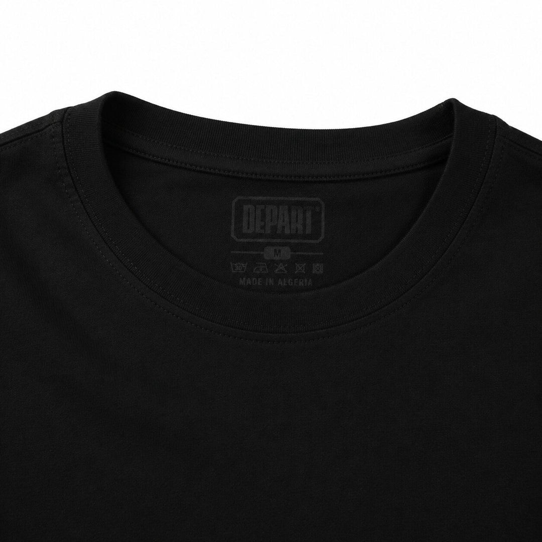 Depart T-Shirt Oversize Homme Noir
