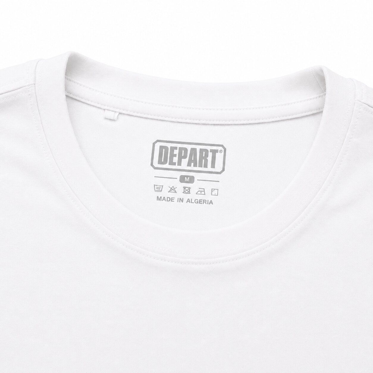 Depart T-Shirt Oversize Homme Blanc