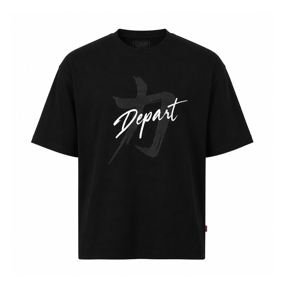 Depart Men T-Shirt Oversize Black