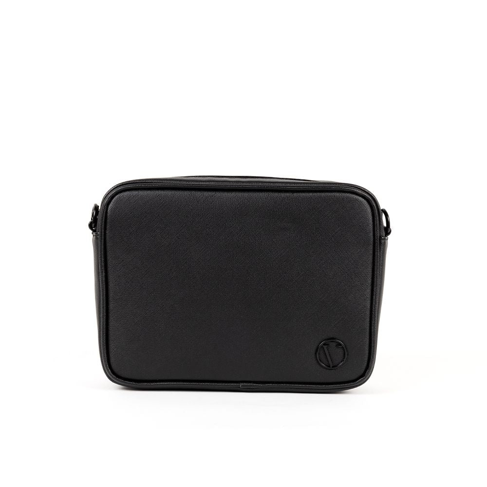 VO7 Sacoche de Luxe Homme Cuir 3 Pièces Noir