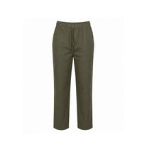 Depart Pantalon en Lin Homme Kaki
