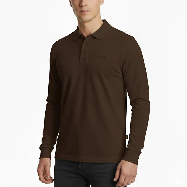 Depart Polo Homme Marron