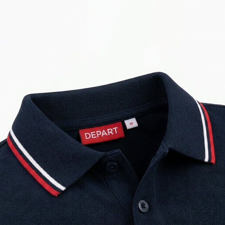Depart Polo Select Homme Bleu Marine