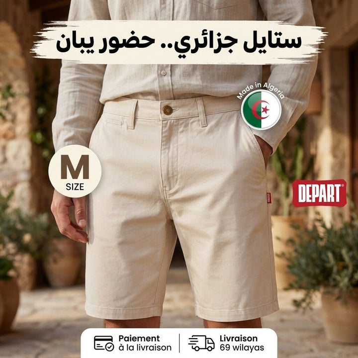 Depart Short Chino Homme Beige