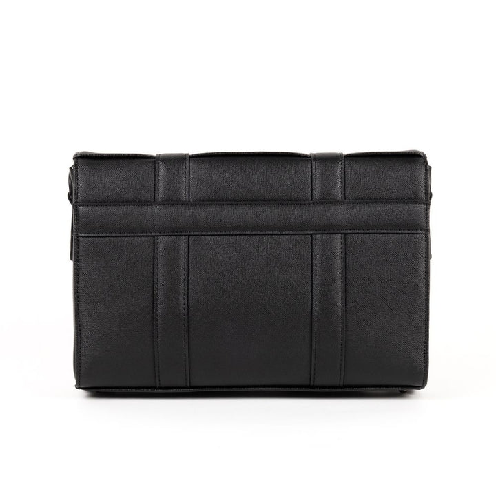 VO7 Sacoche de Luxe Homme Cuir Noir