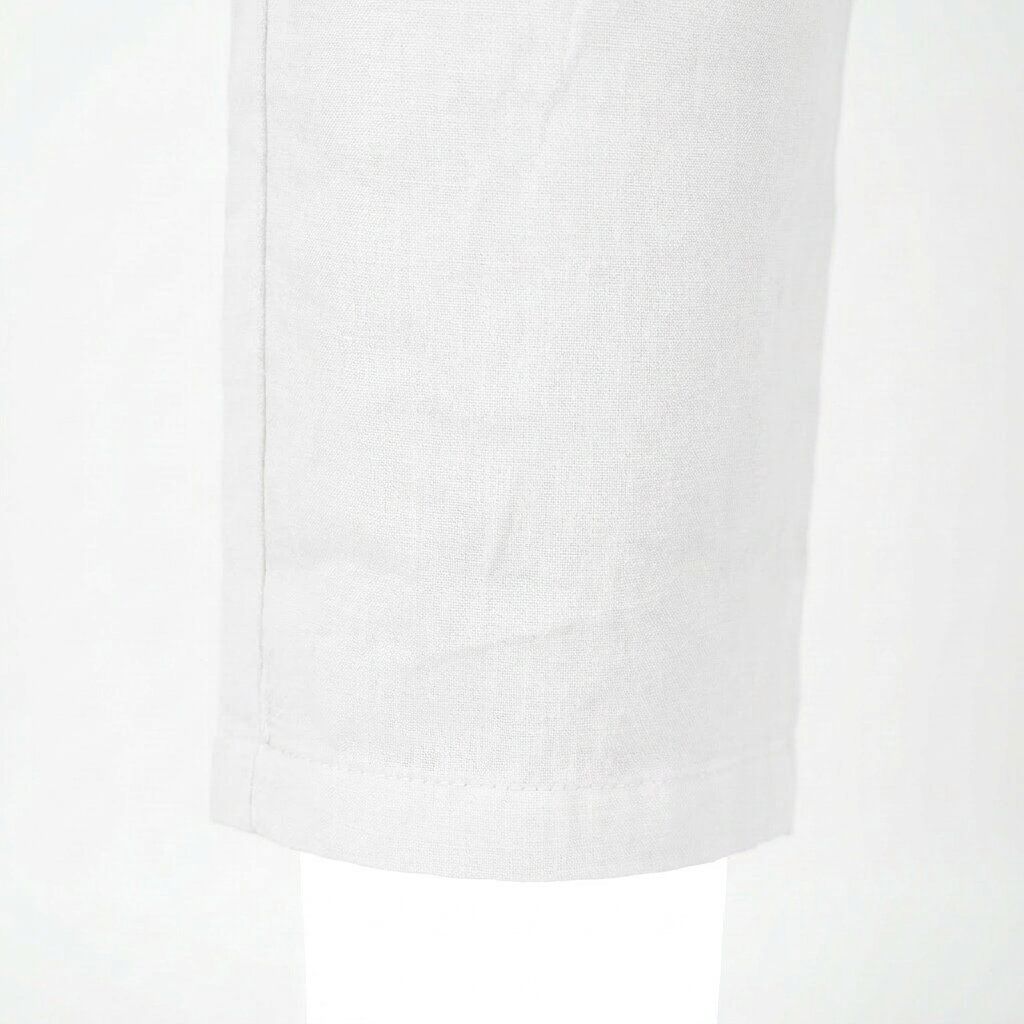 Depart Pantalon en Lin Homme Blanc