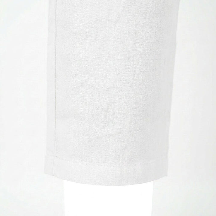 Depart Pantalon en Lin Homme Blanc