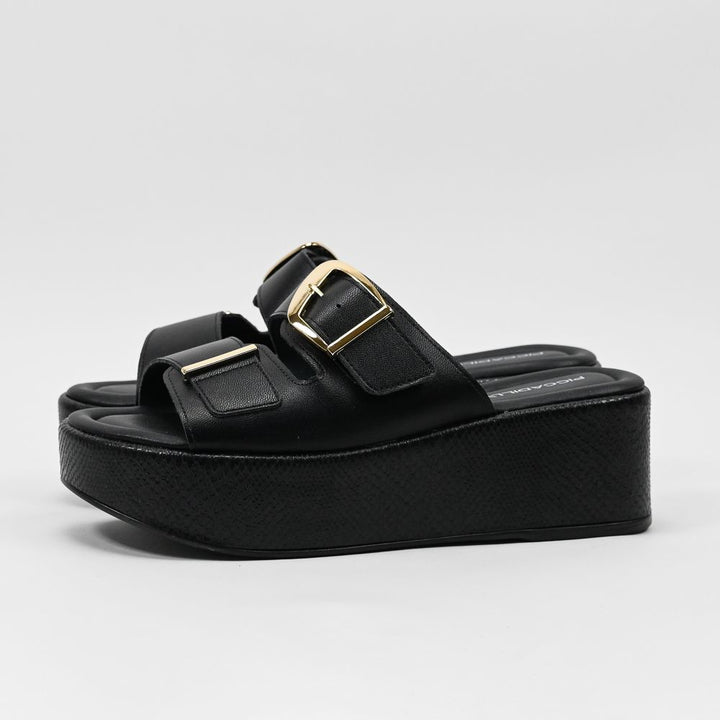 Piccadilly Mules Compensées Leia Femme