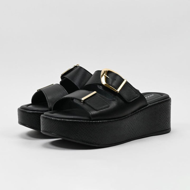 Piccadilly Mules Compensées Leia Femme