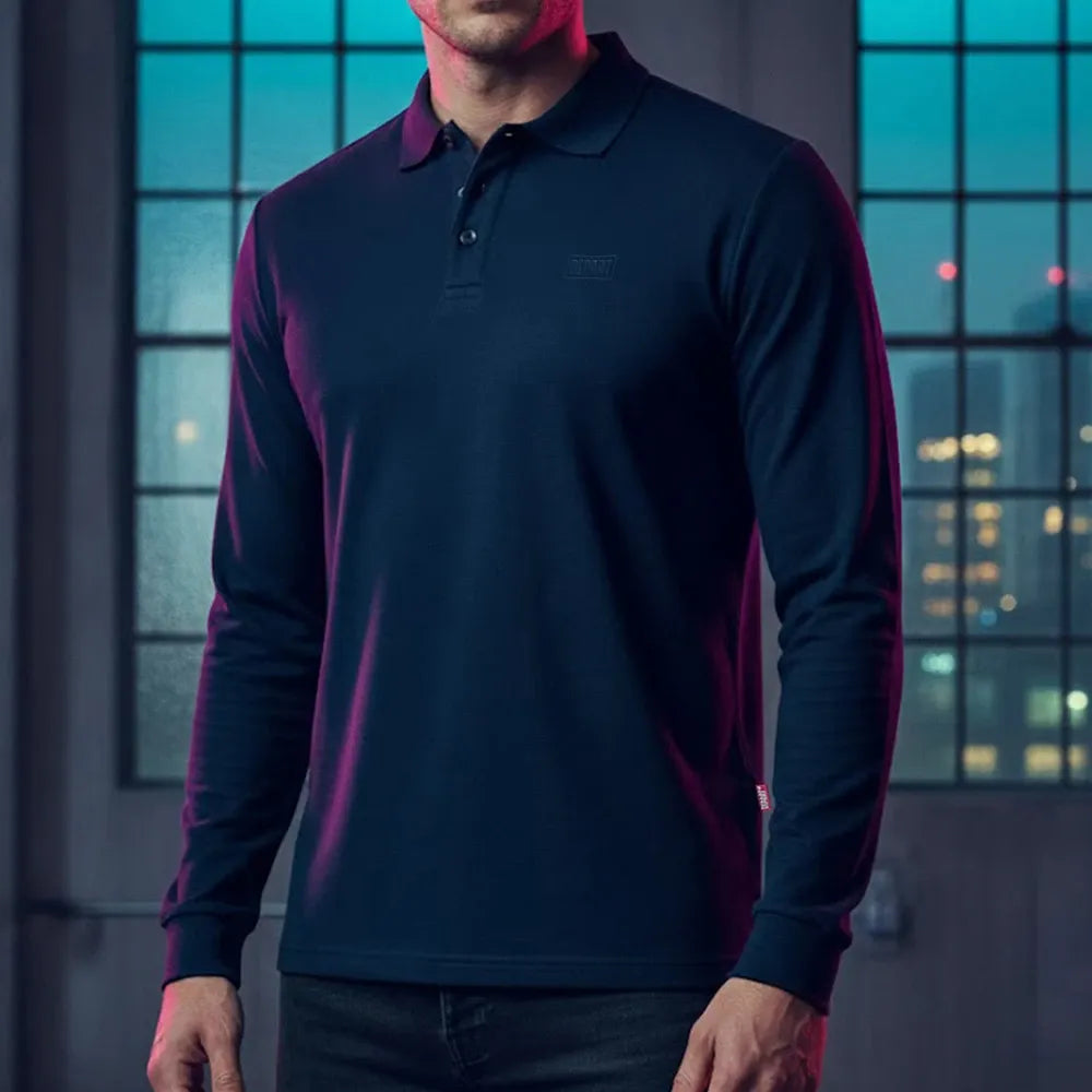 Depart Polo Homme Bleu Marine