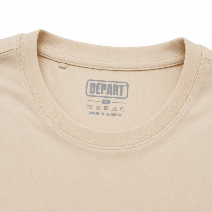 Depart T-Shirt Oversize Homme Beige