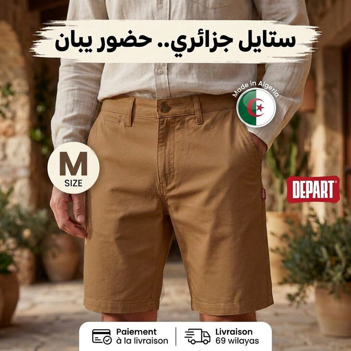 Depart Short Chino Homme Marron
